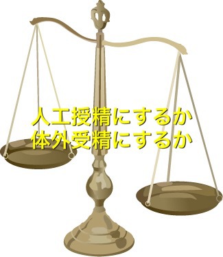 人工授精にするか、体外受精にするか