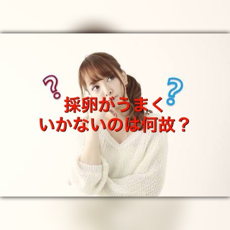 採卵が上手くいかないのは何故？